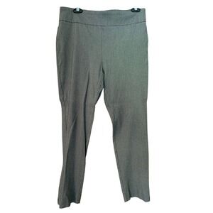 Counterparts Gray Herringbone Pull On‎ Career Office Pants Size 10
